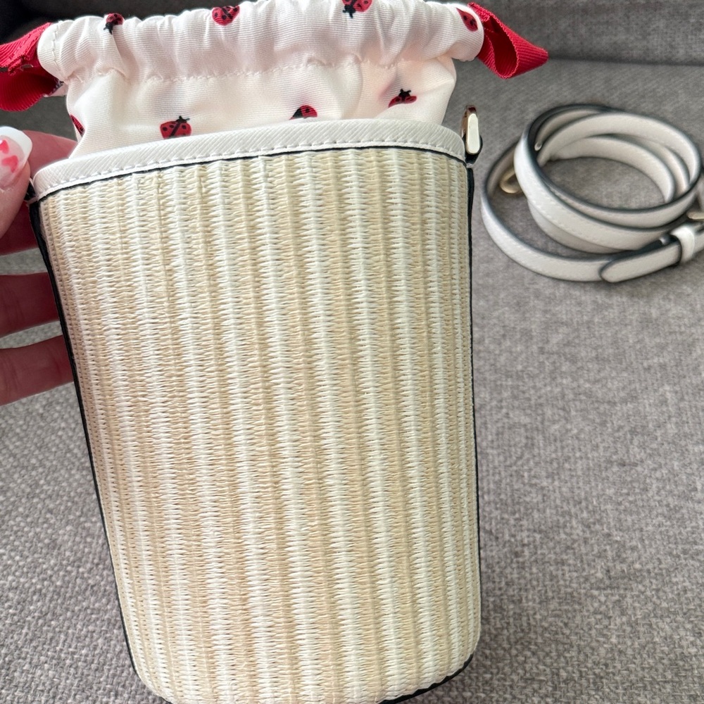 NWOT Kate Spade Beige and Red Ladybug Mini Bag - Picture 6 of 10